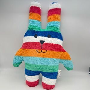 Craftholic American Rab Jr Rainbow Colorful Stripes Plush Toy Stuffed Animal